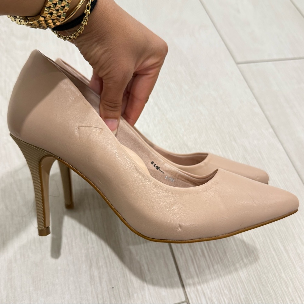 Antonia Saint New York Victoria 3 inch toasted almond